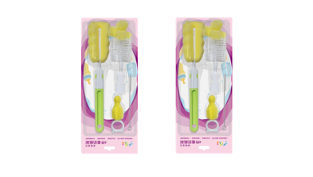 Miàojiā Bǎobèi Baby Bottle Brush 4-Piece Set