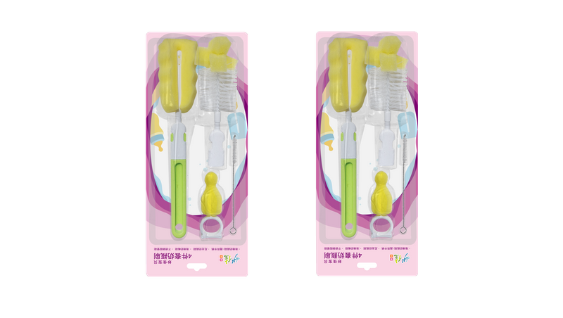 Miàojiā Bǎobèi Baby Bottle Brush 4-Piece Set
